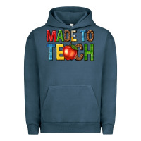 Pigment Midnight Navy made to teach Urban Hoodie - NancyCooperArtShop
