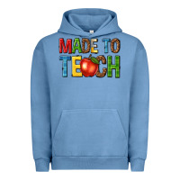Pigment Pebble Blue made to teach Urban Hoodie - NancyCooperArtShop
