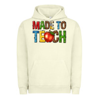 Pigment Pistachio made to teach Urban Hoodie - NancyCooperArtShop