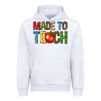 White made to teach Urban Hoodie - NancyCooperArtShop