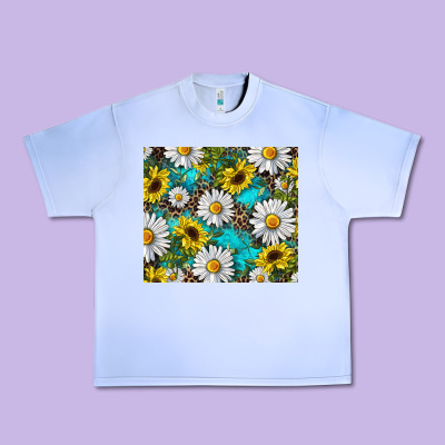 Urban Heavy Tee western daisy and sunflower