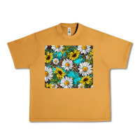 Peanut Butter western daisy and sunflower Urban Heavy Tee - RanaPortraitStore