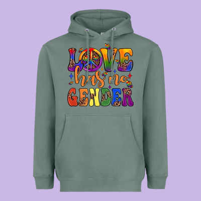 Love Has No Gender Heavyweight Hoodie Designed By Jahusdesignshop
