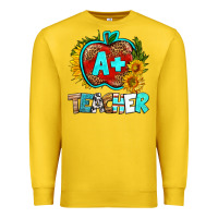 Lemon a+ teacher apple Premium Sweatshirt - BundleAndBundleShop