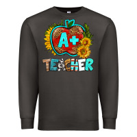 Smoke a+ teacher apple Premium Sweatshirt - BundleAndBundleShop