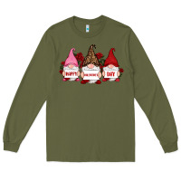 Army Green happy valentine's day dno es with rose Long Sleeve Tee - RanaPortraitStore