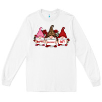 White happy valentine's day dno es with rose Long Sleeve Tee - RanaPortraitStore