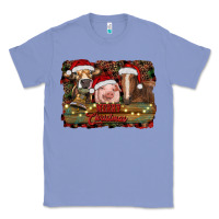 Colony Blue merry christmas farm animals Classic Tee - RanaPortraitStore