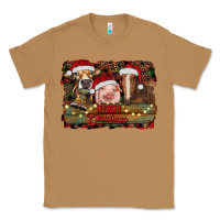 Toasted Coconut merry christmas farm animals Classic Tee - RanaPortraitStore
