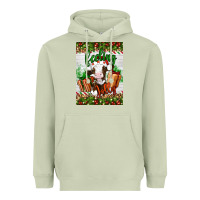 Matcha Christmas feeling jolly cow Heavyweight Hoodie - Artiststas