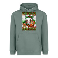 Sage Christmas feeling jolly cow Heavyweight Hoodie - Artiststas