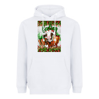 White Christmas feeling jolly cow Heavyweight Hoodie - Artiststas