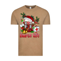 Vintage Coffee christmas nurse life gnome Vintage Tee - BarkalooDesign
