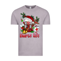 Vintage Zinc christmas nurse life gnome Vintage Tee - BarkalooDesign