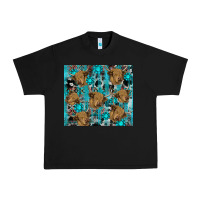 Black western aztec highland cow Urban Heavy Tee - RanaPortraitStore