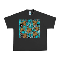 Pigment Black western aztec highland cow Urban Heavy Tee - RanaPortraitStore