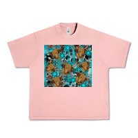 Salmon western aztec highland cow Urban Heavy Tee - RanaPortraitStore
