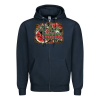 Navy hot mom summer Zipper Hoodie - SublimationCraftShop