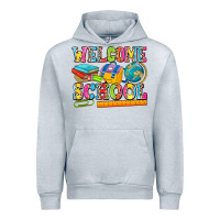 Heather Grey welcome school Urban Hoodie - NancyCooperArtShop