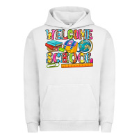 Pigment Lunar Rock welcome school Urban Hoodie - NancyCooperArtShop