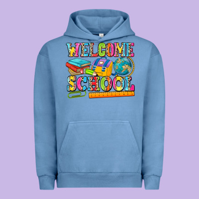 Welcome School Urban Hoodie Designed By Nancycooperartshop