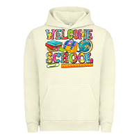 Pigment Pistachio welcome school Urban Hoodie - NancyCooperArtShop