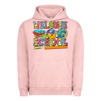 Pigment Salmon welcome school Urban Hoodie - NancyCooperArtShop