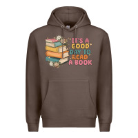 Coffee it's a good day to read a book Premium Hoodie - MaliasSmallBusiness