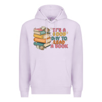 Lilac it's a good day to read a book Premium Hoodie - MaliasSmallBusiness