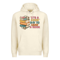 Sandshell it's a good day to read a book Premium Hoodie - MaliasSmallBusiness