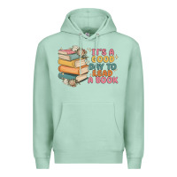 Seafoam it's a good day to read a book Premium Hoodie - MaliasSmallBusiness