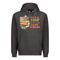 Smoke it's a good day to read a book Premium Hoodie - MaliasSmallBusiness