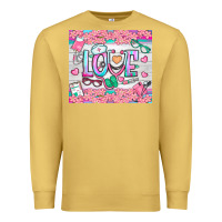 Antique Gold watercolor love nurse tumbler Premium Sweatshirt - BundleAndBundleShop
