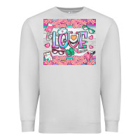 Dove Grey watercolor love nurse tumbler Premium Sweatshirt - BundleAndBundleShop