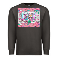Smoke watercolor love nurse tumbler Premium Sweatshirt - BundleAndBundleShop