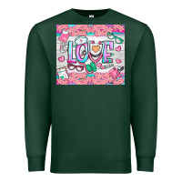 Sports Green watercolor love nurse tumbler Premium Sweatshirt - BundleAndBundleShop