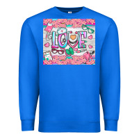 True Royal watercolor love nurse tumbler Premium Sweatshirt - BundleAndBundleShop
