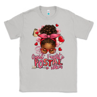 Moon Dust cupid's favorite postal worker afro messy bun Classic Tee - texasbilliewilder