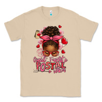 Mushroom cupid's favorite postal worker afro messy bun Classic Tee - texasbilliewilder