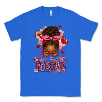 True Royal cupid's favorite postal worker afro messy bun Classic Tee - texasbilliewilder