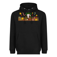 Black Christmas feeling jolly cow Heavyweight Hoodie - Artiststas