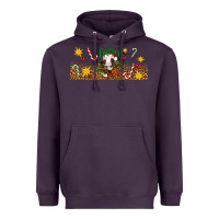 Plum Christmas feeling jolly cow Heavyweight Hoodie - Artiststas
