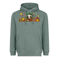 Sage Christmas feeling jolly cow Heavyweight Hoodie - Artiststas
