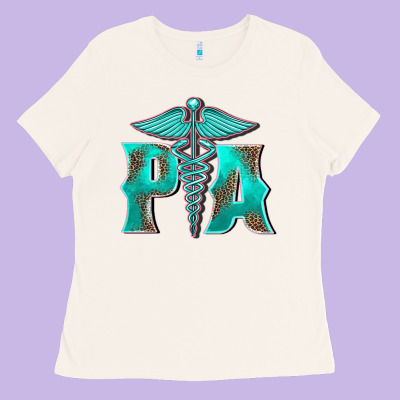 Physician Medical Symbol Assistant Nurse Ladies Tee Designed By Barkaloodesign