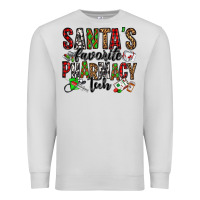 Dove Grey santa's favorite pharmacy tech Premium Sweatshirt - Jasminsmagicworld