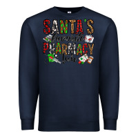 Navy santa's favorite pharmacy tech Premium Sweatshirt - Jasminsmagicworld
