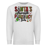 Oatmeal Heather santa's favorite pharmacy tech Premium Sweatshirt - Jasminsmagicworld