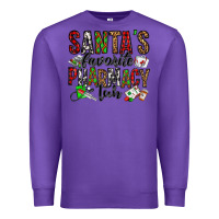 Purple santa's favorite pharmacy tech Premium Sweatshirt - Jasminsmagicworld