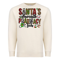 Santa's Favorite Pharmacy Tech Premium Sweatshirt | Teevron