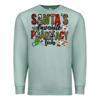 Seafoam santa's favorite pharmacy tech Premium Sweatshirt - Jasminsmagicworld